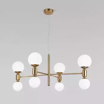 Подвесная люстра Eurosvet Bubble 30182/8 латунь Smart a063208