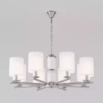 Подвесная люстра Eurosvet Caprera 60146/8 никель