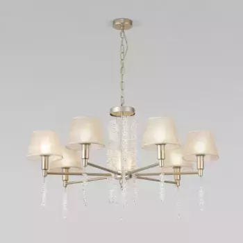 Подвесная люстра Eurosvet Charuel 60148/7 матовое золото