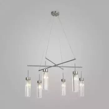 Подвесная люстра Eurosvet Gilian 60163/6 никель