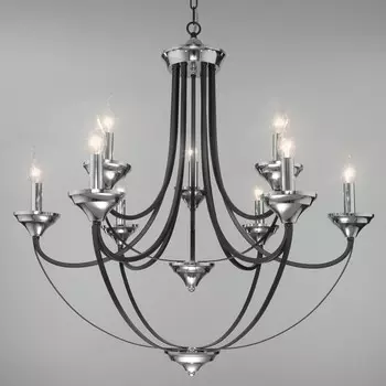 Подвесная люстра Eurosvet Lazzaro 60098/9 хром