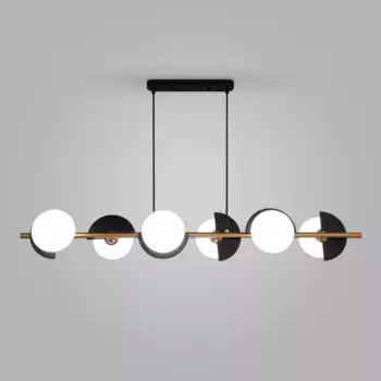 Подвесная люстра Eurosvet Moity 70149/6 черный/латунь Smart a064821