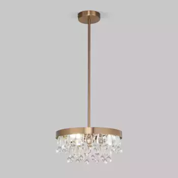 Подвесная люстра Eurosvet Sophie 60165/3 латунь