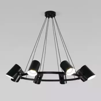 Подвесная люстра Eurosvet Splay 70147/8 черный Smart a062034