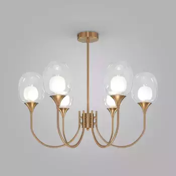 Подвесная люстра Eurosvet Spritz 70217/6 латунь