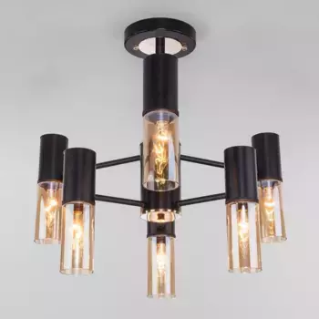 Подвесная люстра Eurosvet Tesoro 70125/6 черный