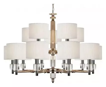 Подвесная люстра iLamp Alexa P2404-10+5 Nickel