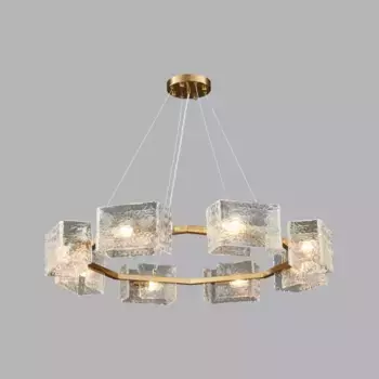 Подвесная люстра iLamp Dallas 2078-D890 BR