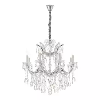 Подвесная люстра iLamp Diamond 6071-8 CR+CL