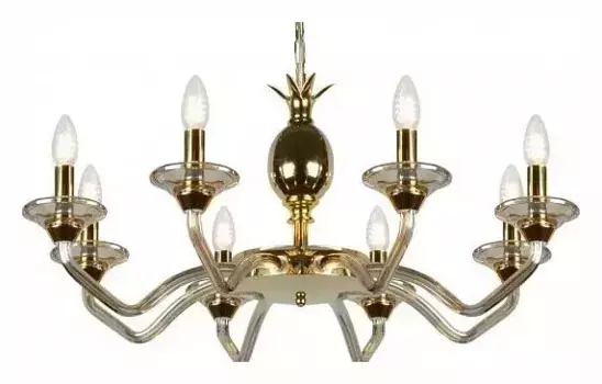 Подвесная люстра iLamp Flo YT2049-8 GD+COG