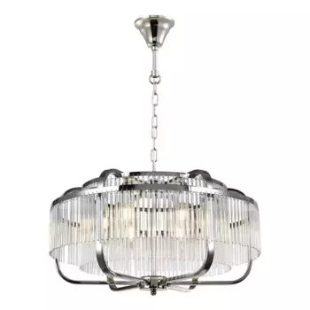 Подвесная люстра iLamp Qeens P9574-6 CR+CL