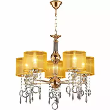 Подвесная люстра Illumico IL6219-5P-27 GD