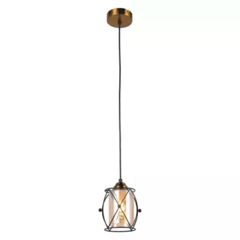 Подвесная люстра IMEX MD.1023-1-P-BK+GBR