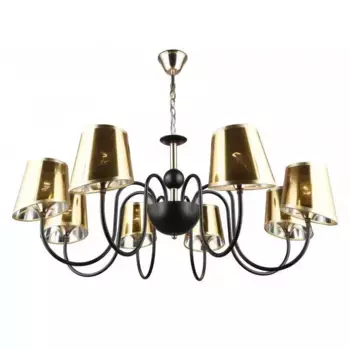 Подвесная люстра IMEX MD.4219-8-P-BK+FGD