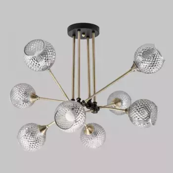 Подвесная люстра IMEX MD.5299-8-S-AB+BK