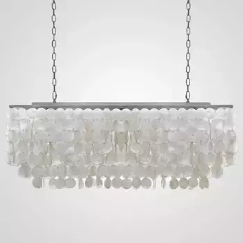 Подвесная люстра Imperium Loft Rectangle Shell Chandelier 2 Cascades 75535-22