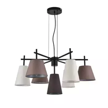 Подвесная люстра Indigo Abbinare 13032/7P Black V000534