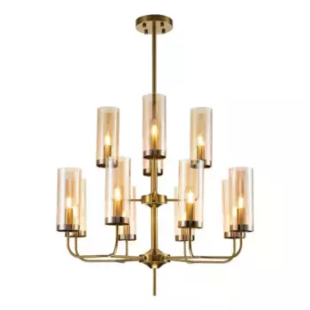 Подвесная люстра Indigo Balletto 13014/12R Brass V000254