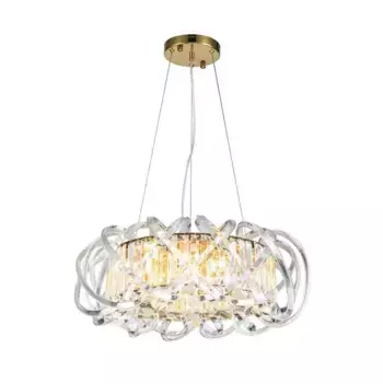 Подвесная люстра Indigo BRACCIA 12007/6P Gold V000398