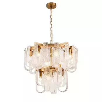 Подвесная люстра Indigo BRINA 12027/12P Brass V000365