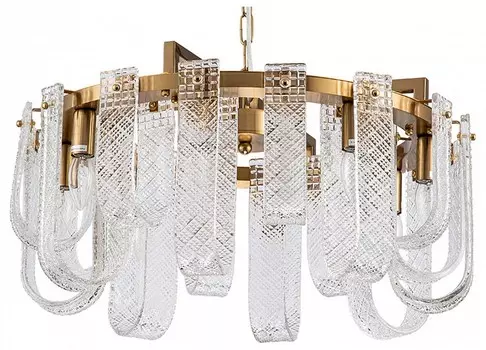 Подвесная люстра Indigo BRINA 12027/8P Brass V000364