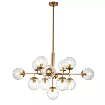 Подвесная люстра Indigo Cocoon 11008/13P Brass V000121