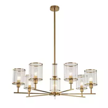 Подвесная люстра Indigo Dante 13022/7R Brass V000410