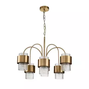 Подвесная люстра Indigo ELEGANZA 12019/A/6P Brass V000322