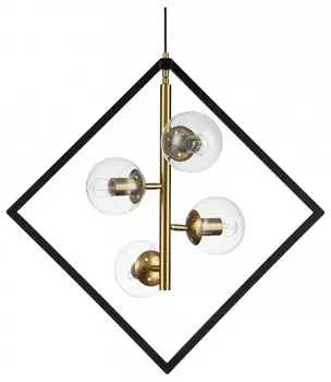 Подвесная люстра Indigo Faccetta 13005/A/4P Black V000106