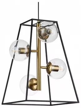 Подвесная люстра Indigo Faccetta 13005/B/4P Black V000107