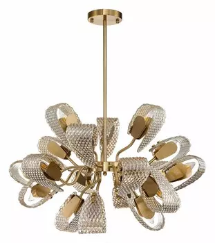 Подвесная люстра Indigo Fless 11033/18R Amber V000345