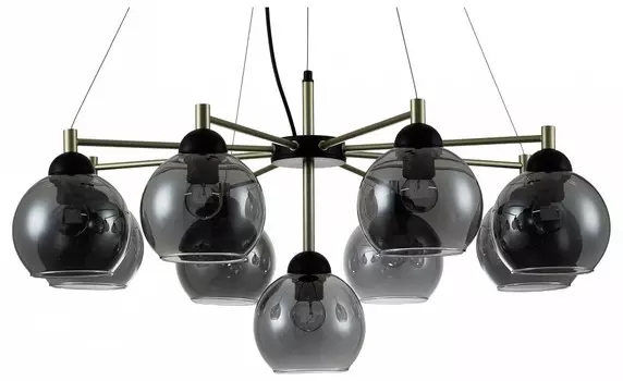 Подвесная люстра Indigo Grappoli 11029/9P Black V000217