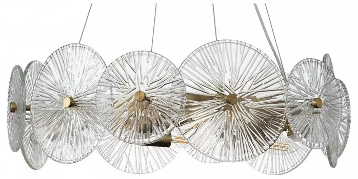 Подвесная люстра Indigo Miele 12021/7P Brass V000020