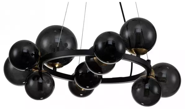 Подвесная люстра Indigo Molecola 11018/11P Black V000195