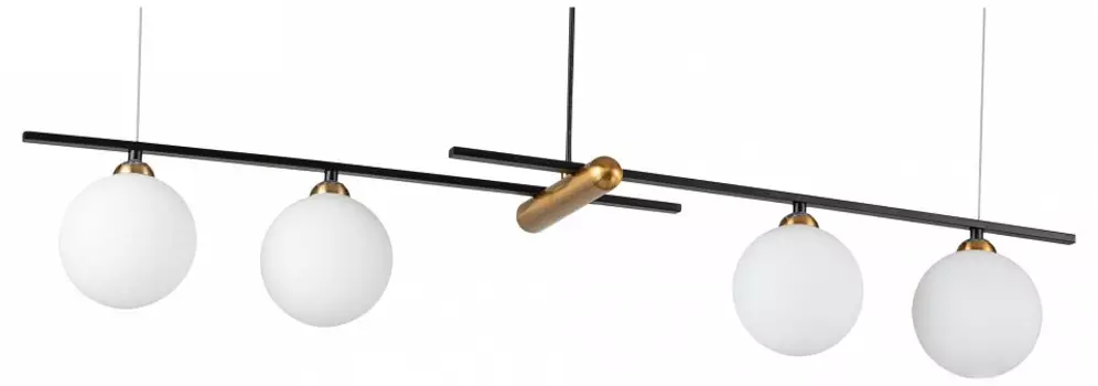 Подвесная люстра Indigo Opaco 11015/4P Black V000153