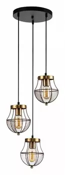 Подвесная люстра Indigo Pallo 10011/3P Gold V000189