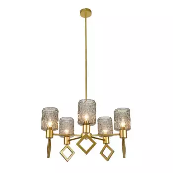 Подвесная люстра Indigo Preda V13025/5R Gold V000469