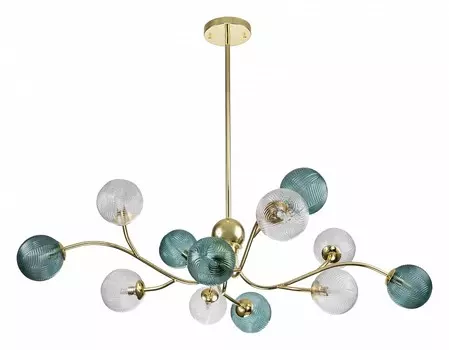 Подвесная люстра Indigo Selva 11032/12R Gold V000298