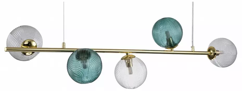 Подвесная люстра Indigo Selva 11032/5PL Gold V000297