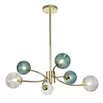 Подвесная люстра Indigo Selva 11032/6R Gold V000296