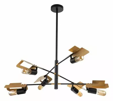 Подвесная люстра Indigo Severo 10004/6R Black V000174