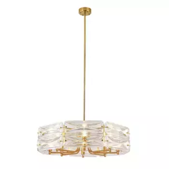 Подвесная люстра Indigo Zaffiro V12046/8P Brass V000499