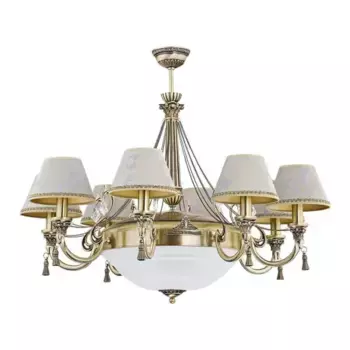 Подвесная люстра Kutek Roma Abazur ROM-ZW-8+1 (P/A)