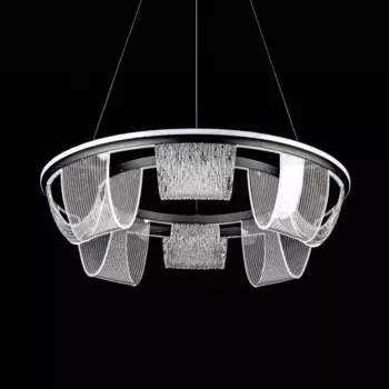 Подвесная люстра LED4U L7706-630 BK