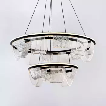 Подвесная люстра LED4U L7706-800-460 BK