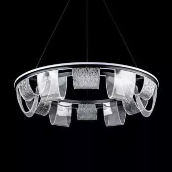 Подвесная люстра LED4U L7706-800 BK