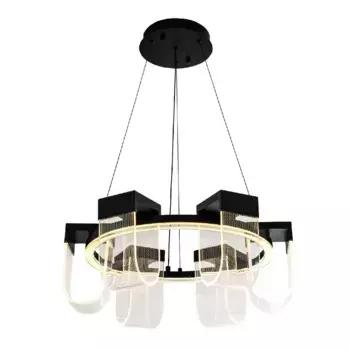 Подвесная люстра LED4U L7707-600 BK