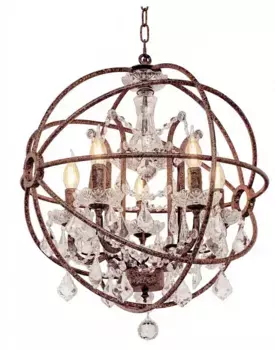 Подвесная люстра Loft IT Foucaults Orb Crystal Loft1897/6