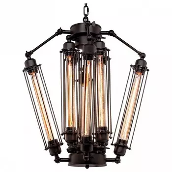 Подвесная люстра Loft IT Loft Industrial Cage Loft1136