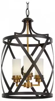 Подвесная люстра LUMINA DECO Astila LDP 1242-3 BK+MD